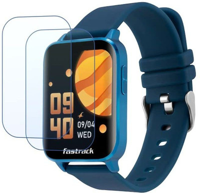 AHWAVEEDA Impossible Screen Guard for Protective Ultra Clear Unbreakable Smartwatch Screen Protector for Fastrack Reflex Curv(Pack of 2)