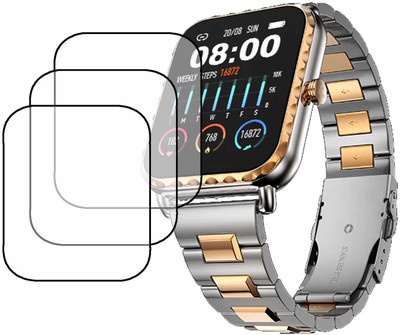 MOKPLZ Screen Guard for FIRE BOLTT JEWEL SMARTWATCH(Pack of 3)