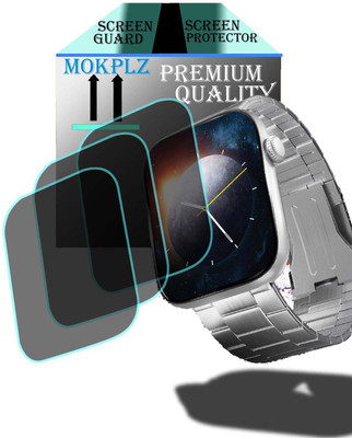 MOKPLZ Screen Guard for CROSSBEATS IGNITE STELLR SMARTWATCH(Pack of 3)