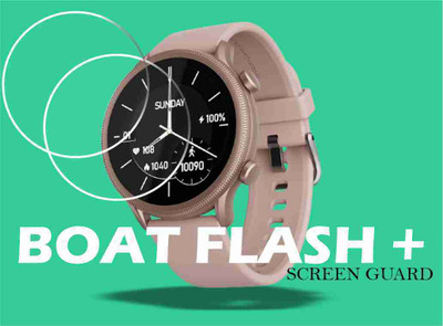 FINCH Screen Guard for BOAT FLASH PLUS SMARTWATCH(Pack of 2)