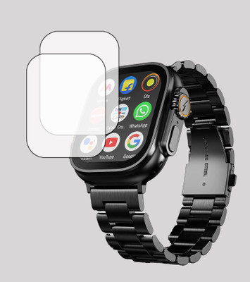 ejzatex Screen Guard for FIRE BOLTT ORACLE SMARTWATCH, SCREEN GUARD(Pack of 2)