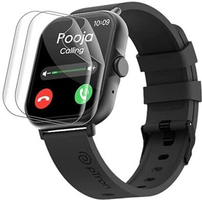 LIGHTWINGS Screen Guard for Ptron Force X12N 1.85 inch SmartWatch(Pack of 2)