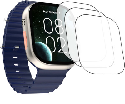 TWUAOP Screen Guard for HAMMER ACTIVE 2.0 SMARTWATCH(Pack of 3)
