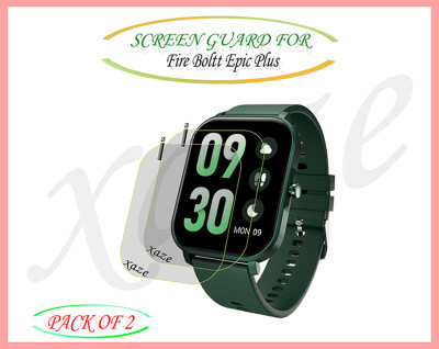 XAZE Screen Guard for Fire Boltt Epic Plus Smartwatch(Pack of 2)