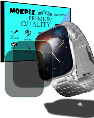MOKPLZ Screen Guard for CROSSBEATS IGNITE STELLR SMARTWATCH SCREEN PROTECTOR(Pack of 2)