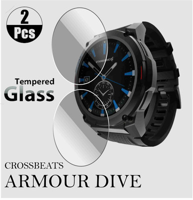 FINCH Screen Guard for CROSSBEATS ARMOUR DIVE SMARTWATCH(Pack of 2)