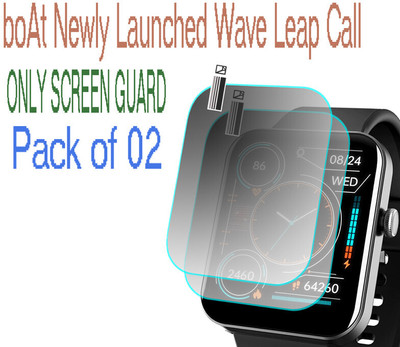 daffin Screen Guard for boAt Wave Leap Call(Pack of 2)