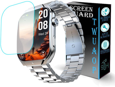 TWUAOP Screen Guard for BEATXP UNBOUND CURV SMARTWATCH(Pack of 1)