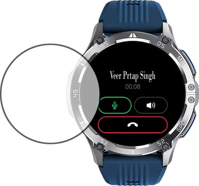 EJZATI Screen Guard for NOISEFIT FORCE PLUS SMARTWATCH, SCREEN GUARD(Pack of 1)
