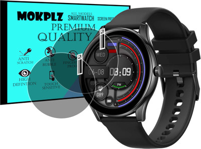 MOKPLZ Screen Guard for PEBBLE COSMOS BOLD SMARTWATCH(Pack of 2)