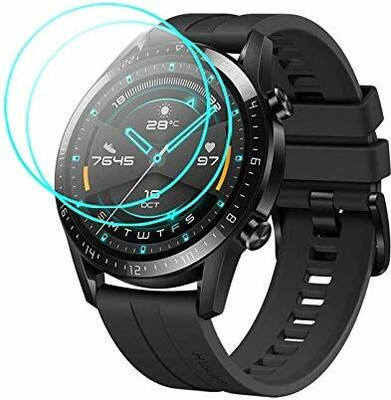 CUBES Screen Guard for Huawei Watch GT 2 Sport | 1.39 Inch | Soft and Flexible | Touch Sensitive | Unbreakable | Ultra Thin| Edge To Edge TPU Film ( Not a Tempered Glass )(Pack of 2)