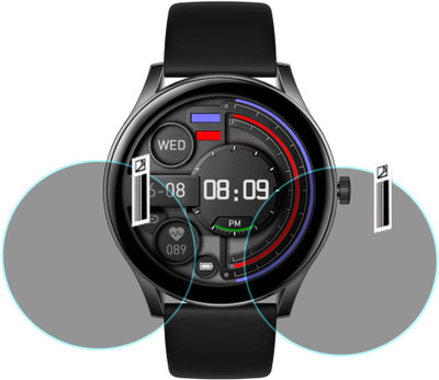 MOKPLZ Screen Guard for PEBBLE COSMOS BOLD SMARTWATCH(Pack of 2)