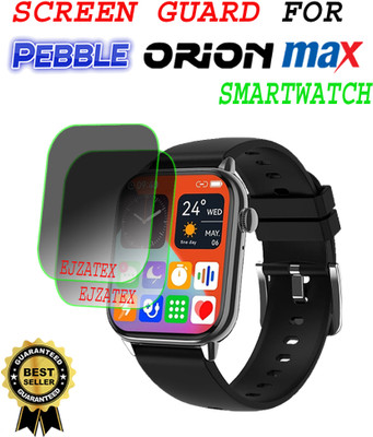 ejzatex Screen Guard for PEBBLE ORION MAX SMARTWATCH(Pack of 2)