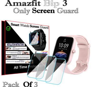 HIDEOUS Screen Guard for Amazfit Bip 3(Pack of 2)