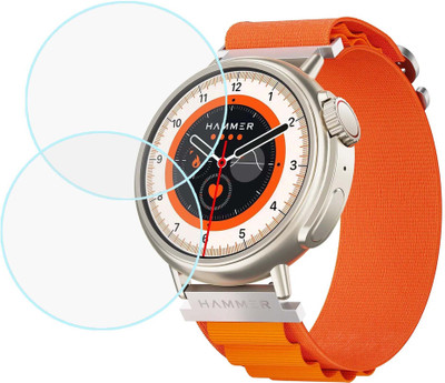 MOKPLZ Screen Guard for HAMMER ACTIVE 3.0 SMARTWATCH(Pack of 2)