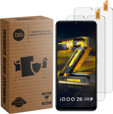 MobileBukket Screen Guard for iQOO Z6 4G(Pack of 2)