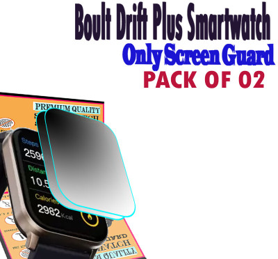 daffin Screen Guard for Boult Drift+(Pack of 2)