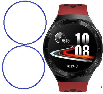CUBES Screen Guard for Huawei Watch GT 2e Sport | 1.39 Inch | Soft and Flexible | Touch Sensitive | Unbreakable | Ultra Thin| Edge To Edge TPU Film ( Not a Tempered Glass )(Pack of 2) CUBES Screen Guard for Huawei Watch GT 2e Sport | 1.39 Inch | Soft and Flexible | Touch Sensitive | Unbreakable | Ultra Thin| Edge To Edge TPU Film ( Not a Tempered Glass )(Pack of 2)