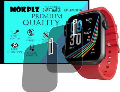 MOKPLZ Screen Guard for FIRE BOLTT RING PLUS SMARTWATCH(Pack of 2)