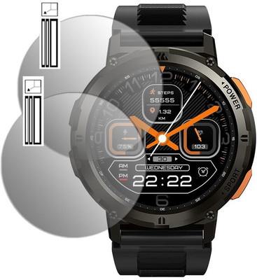 DOUMOF Impossible Screen Guard for Kospet Tank T2 SMARTWATCH(Pack of 2)
