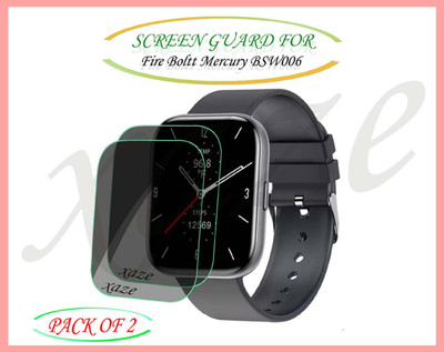 XAZE Screen Guard for Fire Boltt Mercury BSW006 Smartwatch(Pack of 2)