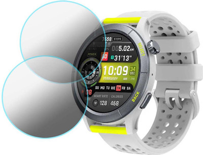 MOKPLZ Screen Guard for AMAZFIT CHEETAH SMARTWATCH(Pack of 2)