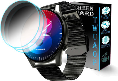 TWUAOP Screen Guard for CROSSBEATS APEX REGAL SMARTWATCH(Pack of 3)