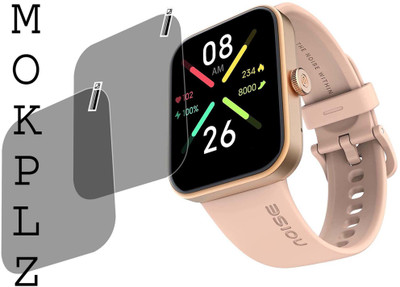 MOKPLZ Screen Guard for NOISE COLORFIT PULSE GO BUZZ(Pack of 2)