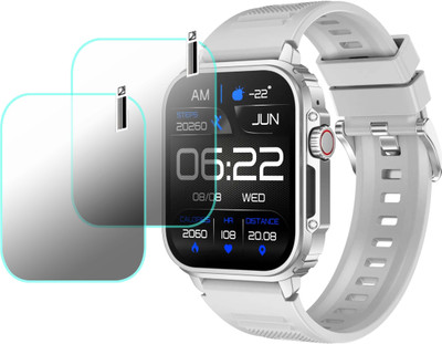 MOKPLZ Screen Guard for ALT HUNK SMARTWATCH(Pack of 2)
