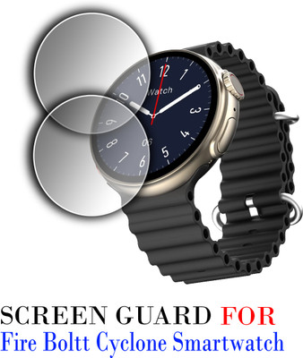 EJZATI Screen Guard for FIRE BOLTT CYCLONE SMARTWATCH, SCREEN GUARD(Pack of 2)