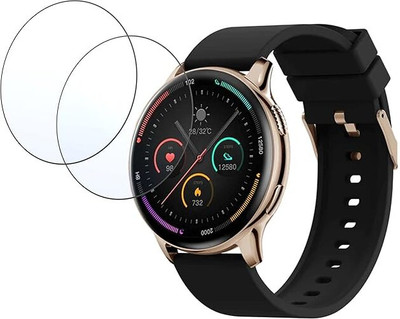 Aaruteck Screen Guard for Pebble Cosmos Luxe 2.0 New Smart Watch Screen Guard(Pack of 2)