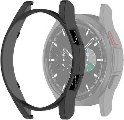 KAZUKI Screen Guard for Samsung Galaxy Watch4 Classic 42mm Half Coverage Hollowed PC Protective Case (Black)(Pack of 1)