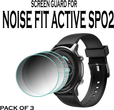 hirdesh Screen Guard for NOISE FIT ACTIVE SPO2(Pack of 3)
