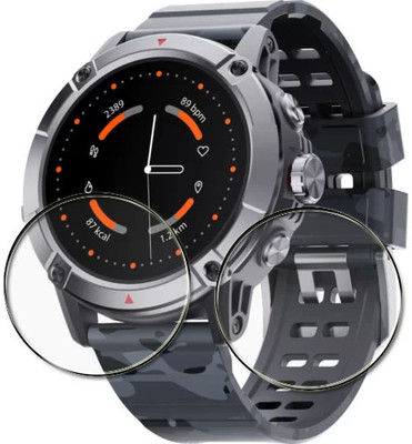 tombik Screen Guard for OI33-Ambrane Crest Pro Smartwatch -P-2(Pack of 2)