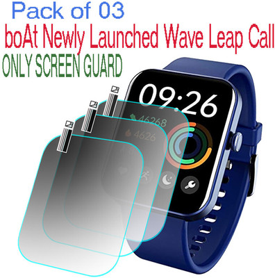 daffin Screen Guard for boAt Wave Leap Call(Pack of 3)