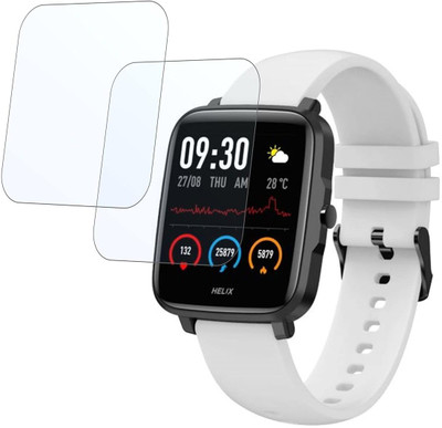 LIGHTWINGS Screen Guard for Helix Smart Watch Digital Black Dial-TW0HXW202T(Pack of 2)