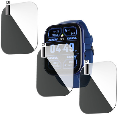 HIDEOUS Screen Guard for boAt Wave Neo Plus(Pack of 3)