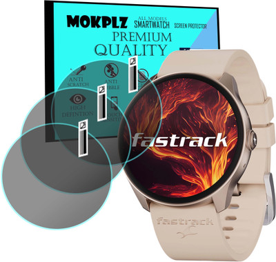 MOKPLZ Screen Guard for FASTRACK FR1 PRO SMARTWATCH(Pack of 3)