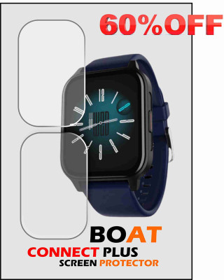 Olonga Screen Guard for BOAT STORM CONNECT PLUS SMARTWATCH(Pack of 2)