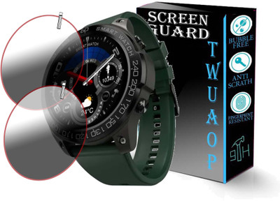 TWUAOP Screen Guard for NOISEFIT VENTURE SMARTWATCH(Pack of 2)