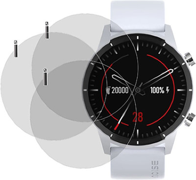 XAZE Screen Guard for Noise NoiseFit Core 2 Buzz Smartwatch(Pack of 3)