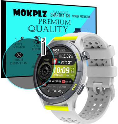 MOKPLZ Screen Guard for AMAZFIT CHEETAH SMARTWATCH(Pack of 1)