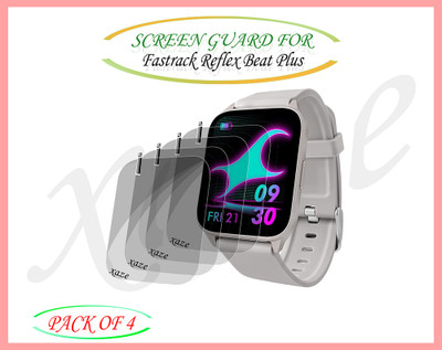 XAZE Screen Guard for Fastrack Reflex Beat Plus Smartwatch(Pack of 4)