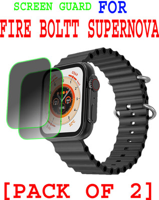 EJZATI Screen Guard for FIRE BOLTT SUPERNOVA SMARTWATCH(Pack of 2)