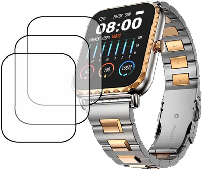 MOKPLZ Screen Guard for FIRE BOLTT JEWEL SMARTWATCH(Pack of 3)