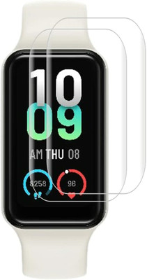 CUBES Screen Guard for Amazfit Band 7 Fitness & Health Tracker | 1.47 Inch | Soft and Flexible | Touch Sensitive | Unbreakable | Ultra Thin| Edge To Edge TPU Film ( Not a Tempered Glass )(Pack of 2)