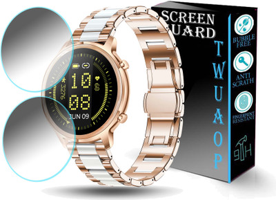 TWUAOP Screen Guard for PEBBLE CELIA SMARTWATCH(Pack of 2)