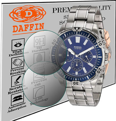 daffin Screen Guard for FOSSIL FS5623 GARRETT ANALOG WATCH FOR MEN(Pack of 2)
