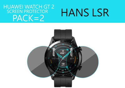 HANS LSR Screen Guard for HUAWEI WATCH GT 2(Pack of 2)