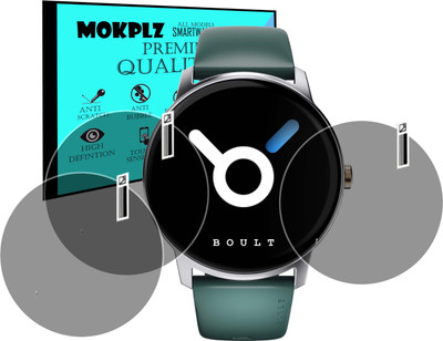 MOKPLZ Screen Guard for BOULT COSMIC R SMARTWATCH(Pack of 3)